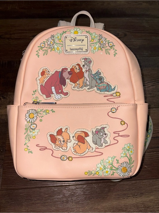 Loungefly Handbags - Loungefly Disney Lady and the Tramp Floral Mini Backpack Faux Leather 2023